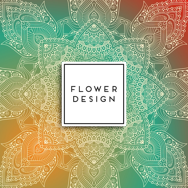 invitación de boda de lujo con mandala