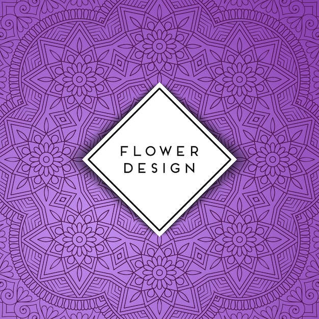 invitación de boda de lujo con mandala