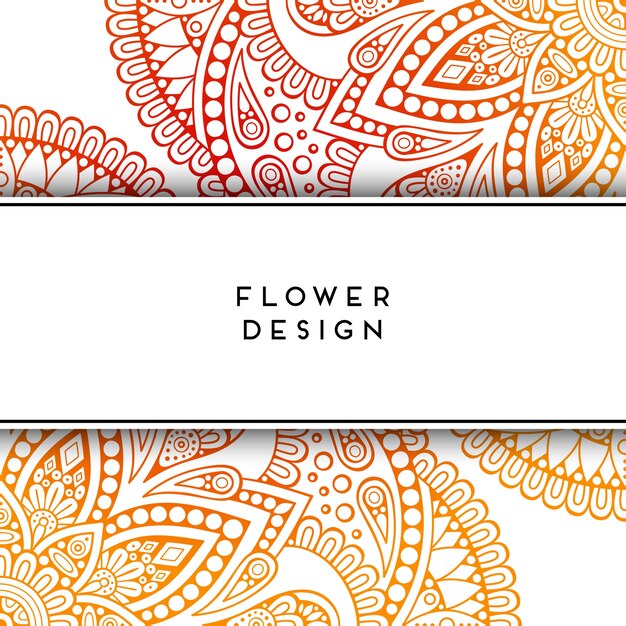 Invitación de boda de lujo vectorial con mandala