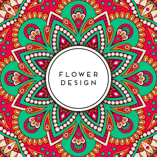 Invitación de boda de lujo vectorial con mandala