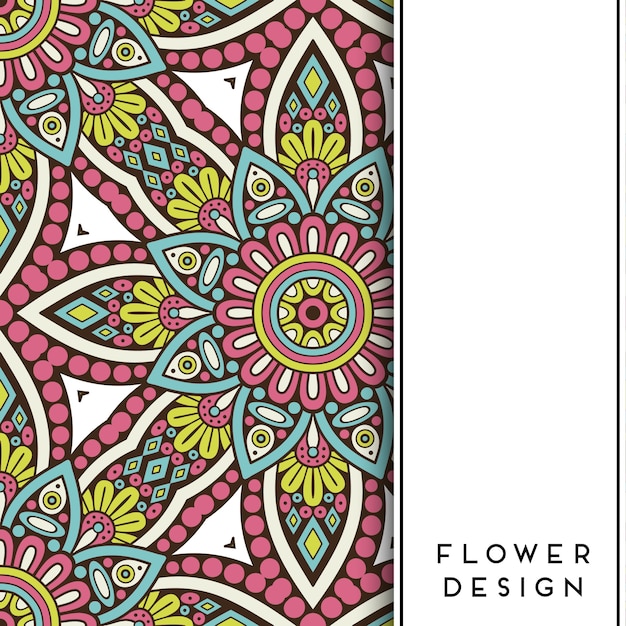 Invitación de boda de lujo vectorial con mandala