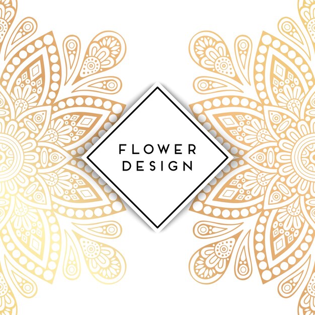 Invitación de boda de lujo vectorial con mandala