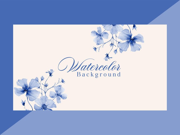 Invitación de boda con paisaje de naturaleza acuarela hermoso diseño