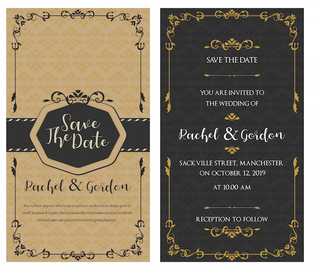 Invitación de boda