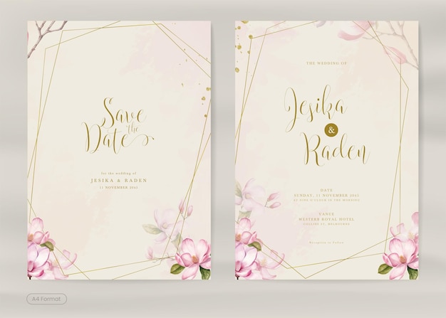 Invitación de la boda