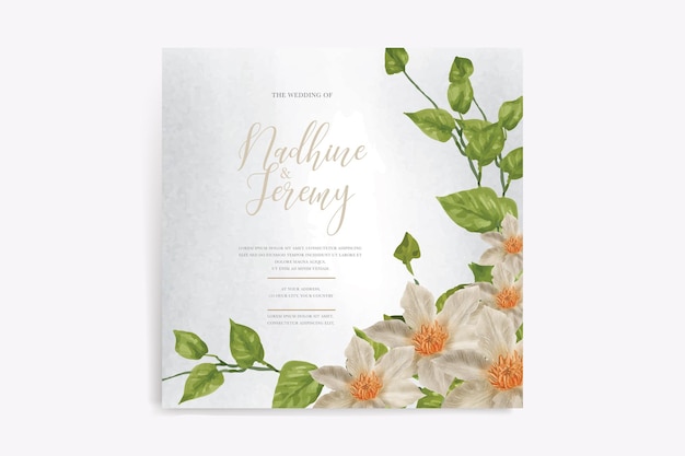 Invitación de boda