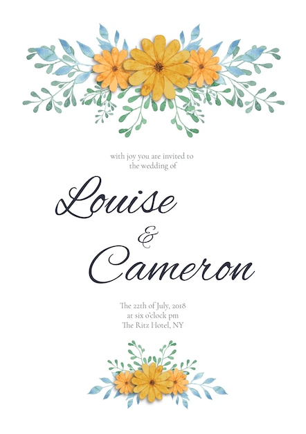 Invitación a la boda