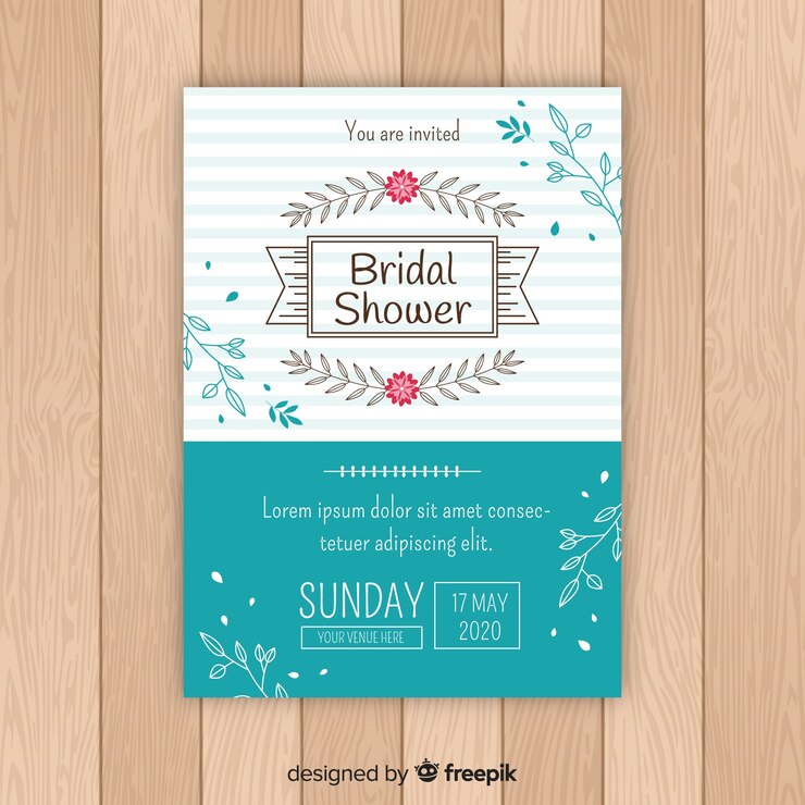 Vector invitación despedida de soltera