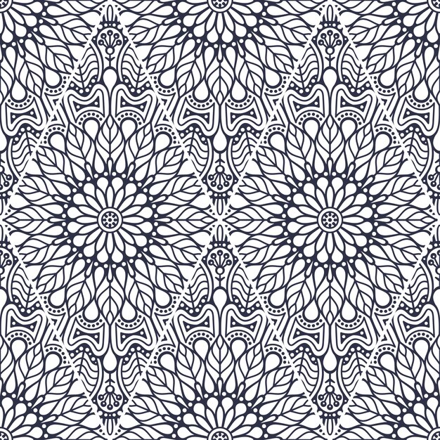 invitación. Elementos decorativos vintage con mandala