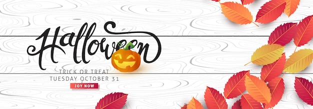 Invitación de fiesta de banner de halloween