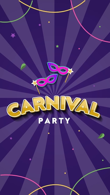Invitación a la fiesta del carnaval