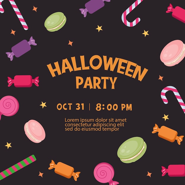 Invitación para la fiesta de Halloween 3