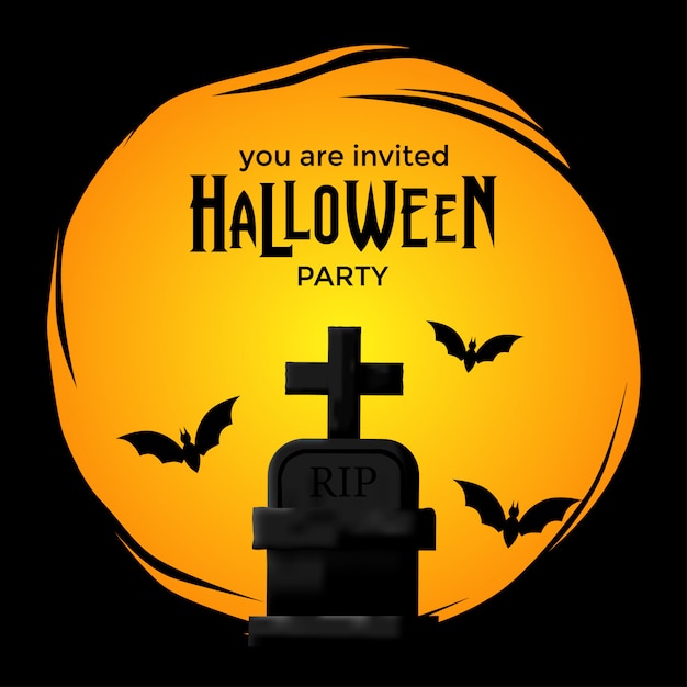 Invitación de la fiesta de halloween