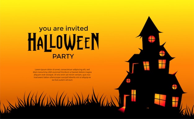 Invitación de la fiesta de Halloween