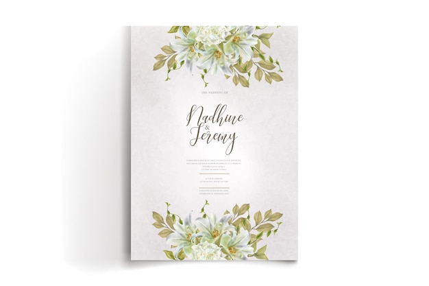 Invitación de las flores