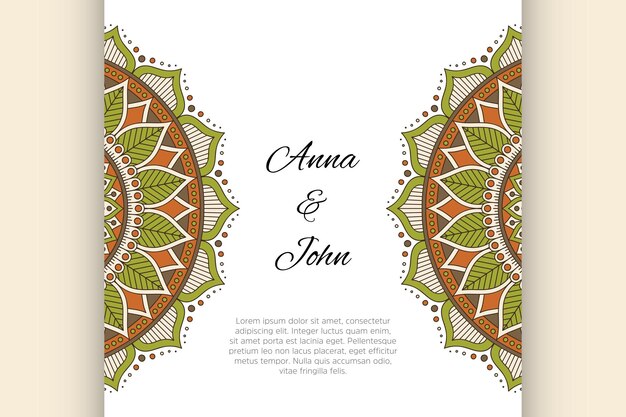 Invitación de mandala