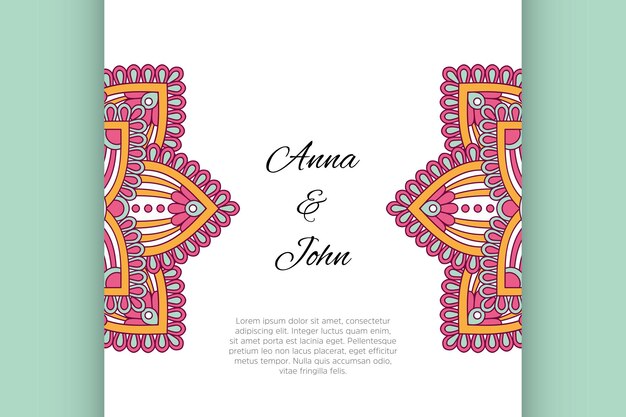 Invitación de mandala