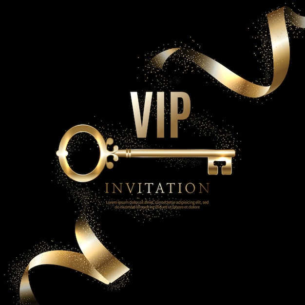 Invitaciones VIP de lujo y fondos de cupones