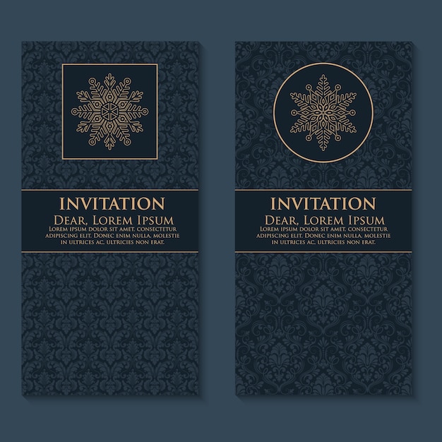 Invitar la hoja bastante romántico vintage