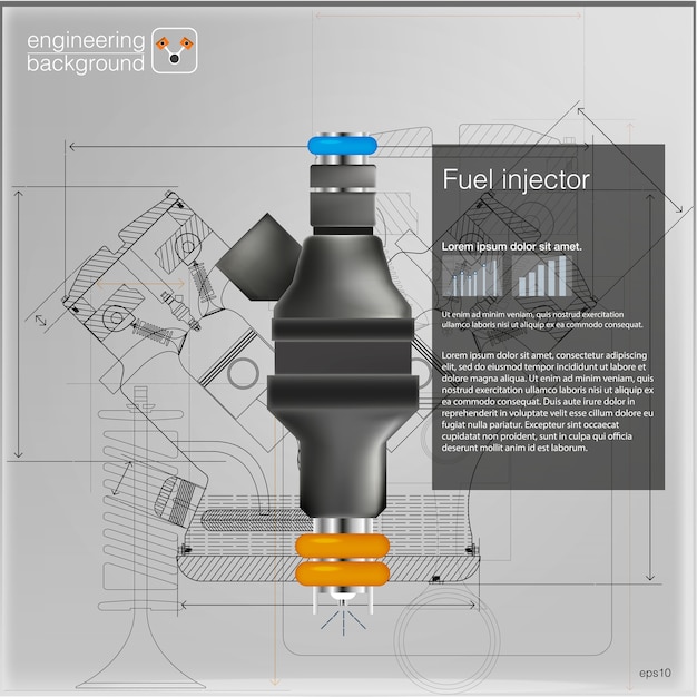 Inyector de combustible.