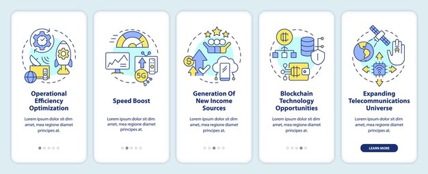 IoT en los beneficios de las telecomunicaciones incorporando la pantalla de la aplicación móvil