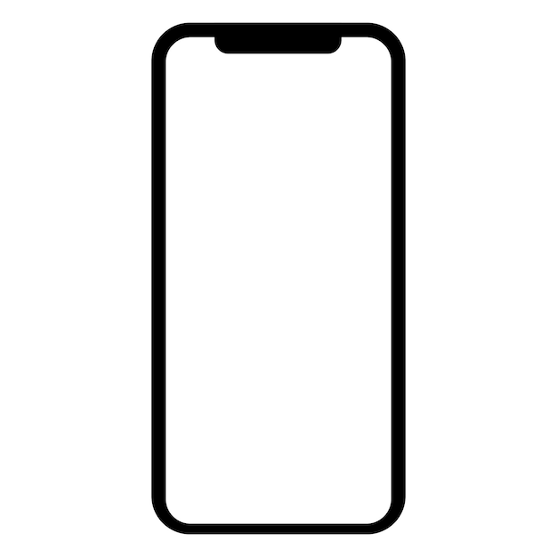 iphone x vector