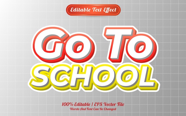 Ir al efecto de texto escolar