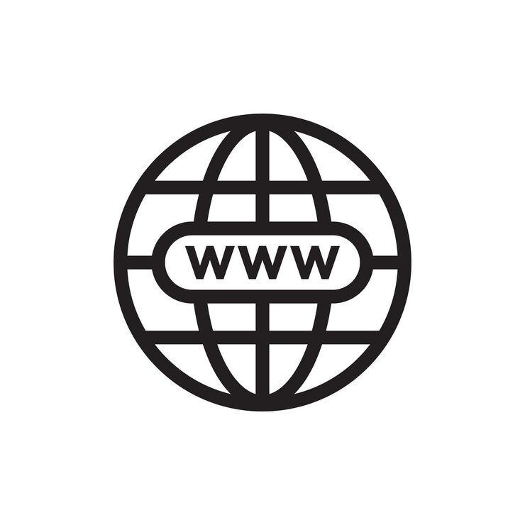 Vector ir a la ilustración de vector de icono web