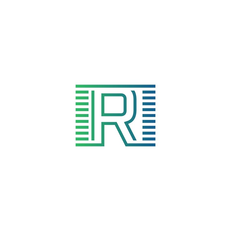 Vector iri moderno diseño de logo iri minimalista profesional y versátil icono de marca para la identidad de negocio