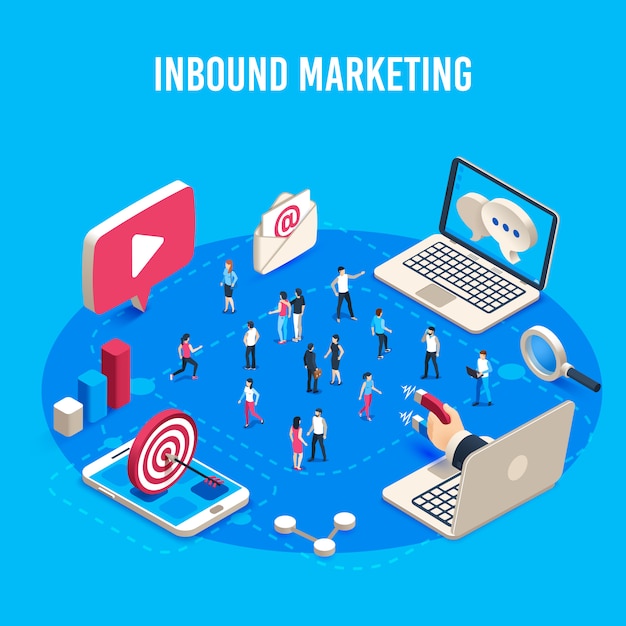 Isbound marketing isométrico