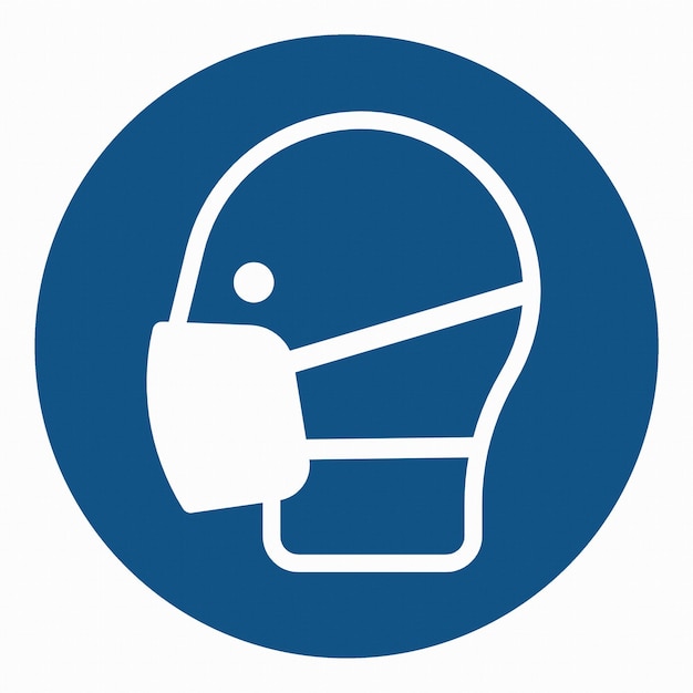 ISO 7010 Símbolos gráficos Normas registradas Señales de seguridad Obligatorio El uso de máscaras