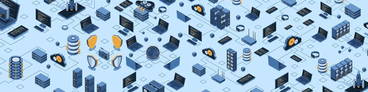 Vector isometric data network management cloud storage data and synchronization of devices networking database cloud storage isometric technology