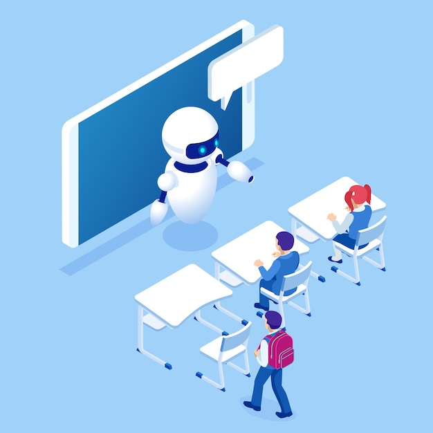 Isométrico Educación en línea Capacitación Aprendizaje en línea Webinar Educación en línea Capacitación empresarial Cursos de capacitación en línea especialización estudios universitarios