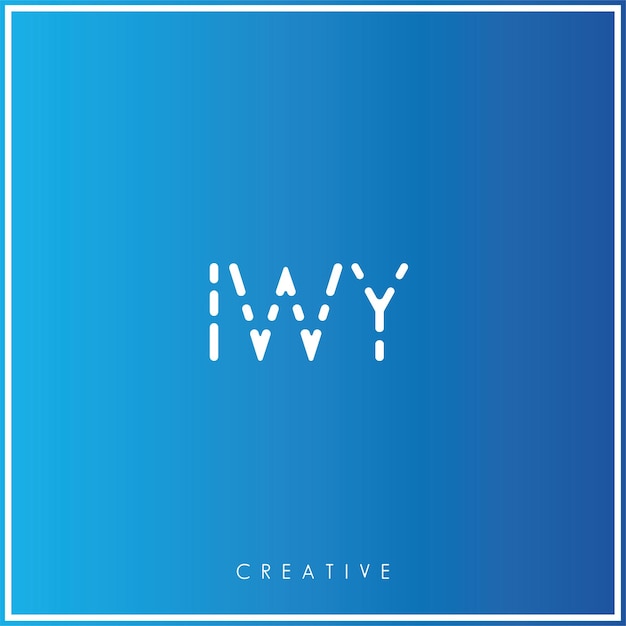 IWY Premium Vector El último diseño de logotipo Creativo Logo Vector Ilustración Logo Creativo Monograma