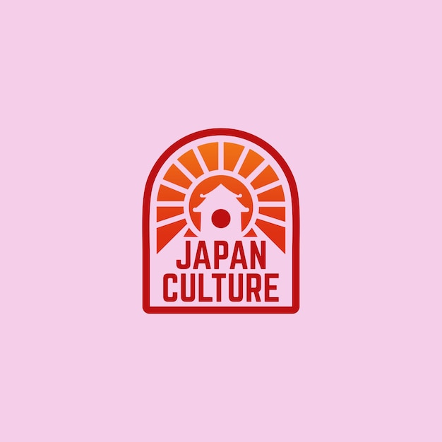 Vector japón cultura moderna logo vector