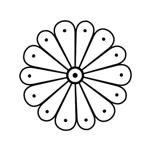 Japón estilo diseño flor signo símbolo imperial