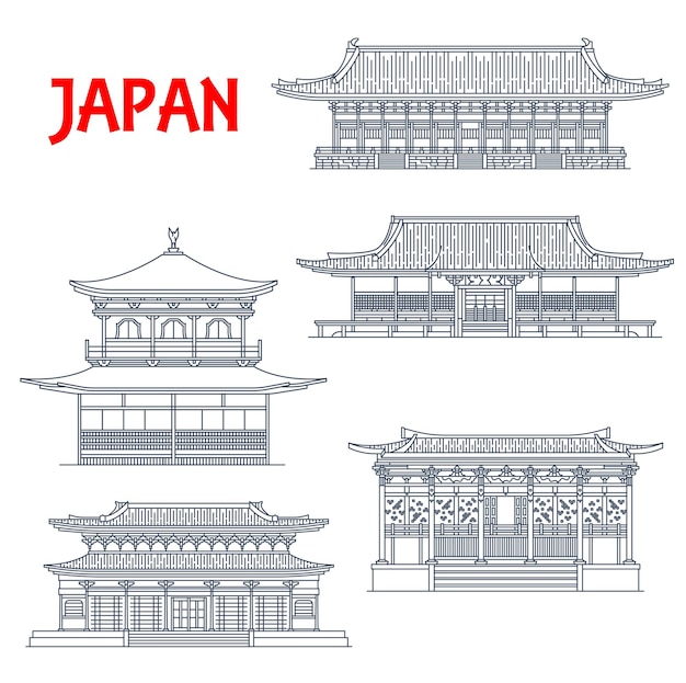 Japón templos edificios japoneses santuarios en Kioto
