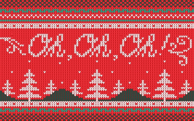 Jaquard navideño oh oh oh