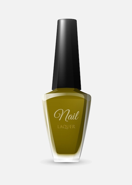 Jarro de esmalte de uñas vectorial5