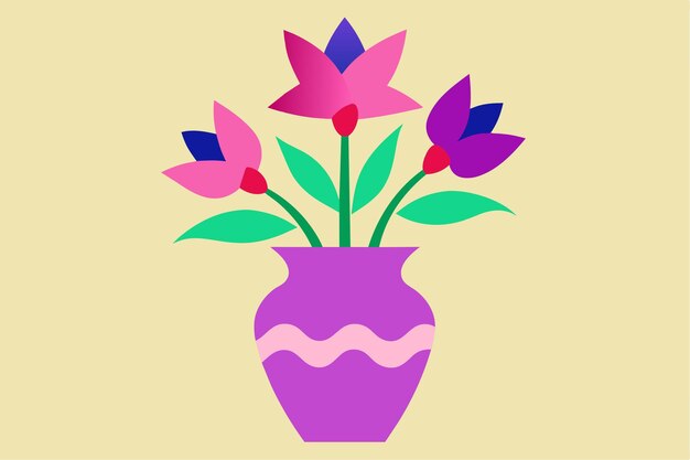 un jarrón con flores que dice tulipanes en él