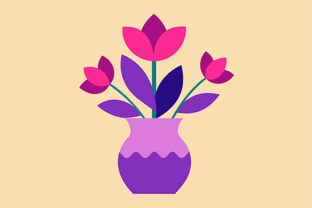 un jarrón con flores que dice tulipanes en él