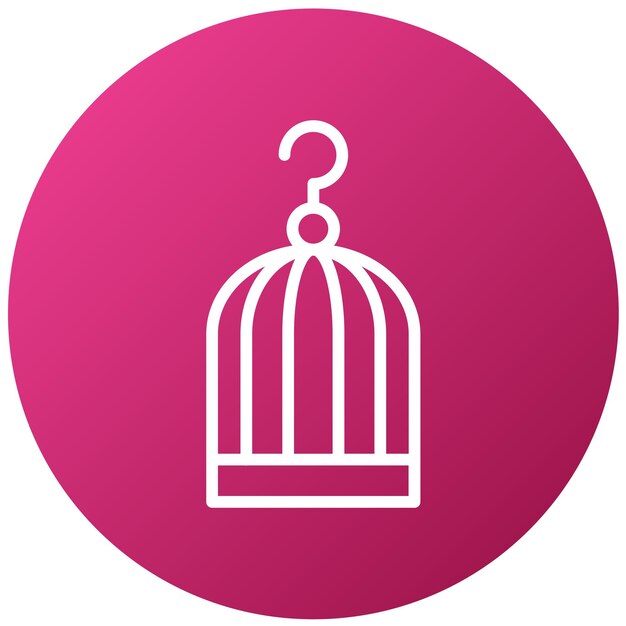 una jaula de pájaros rosa con un fondo rosa