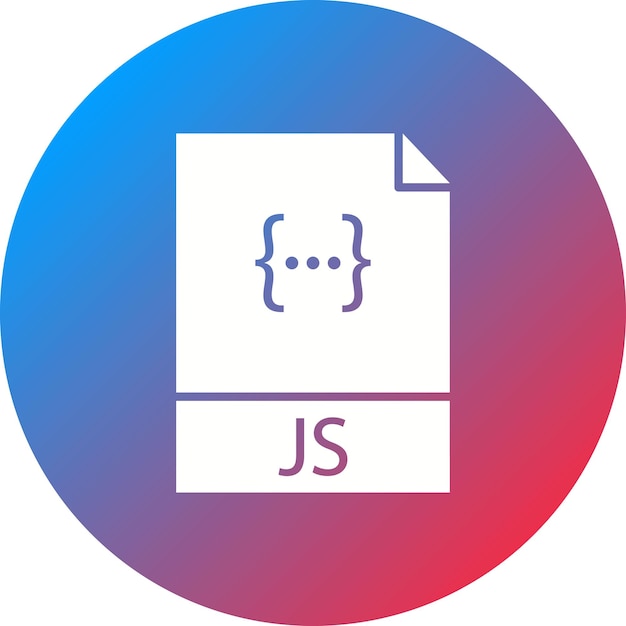 Javascript imagen vectorial de íconos de archivo se puede usar para codificación y desarrollo