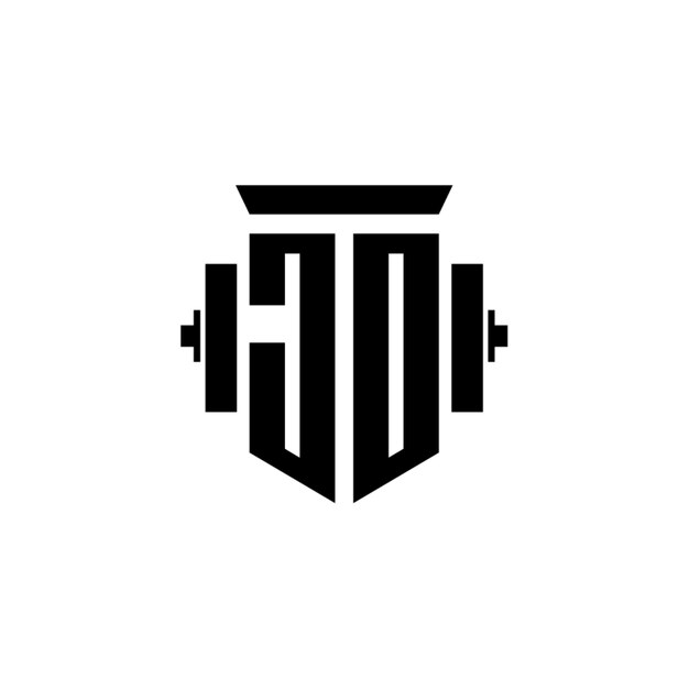 JD monograma diseño del logotipo letra texto nombre símbolo monocromático logotipo alfabeto carácter logotipo simple