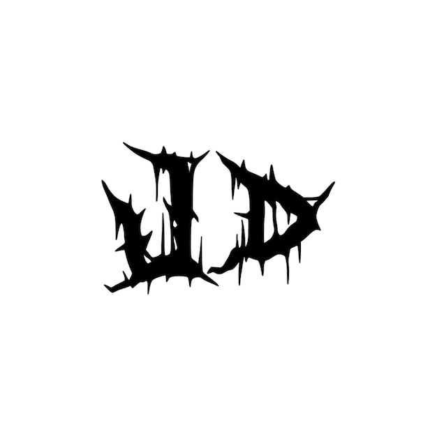 JD monograma diseño del logotipo letra texto nombre símbolo monocromático logotipo alfabeto carácter logotipo simple