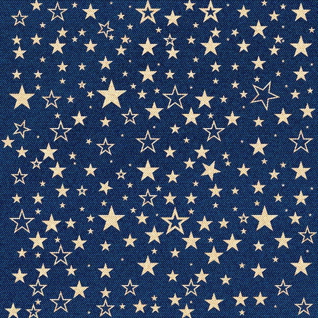 Jeans textura con estrellas