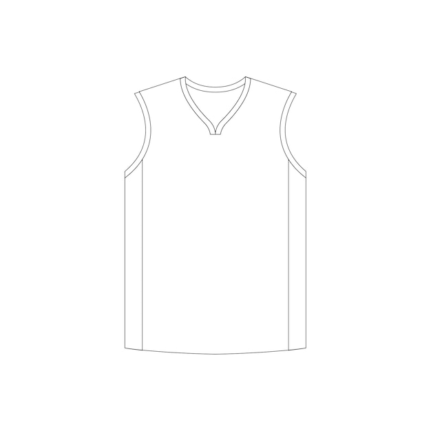 jersey de baloncesto de maqueta delantero vneck 2