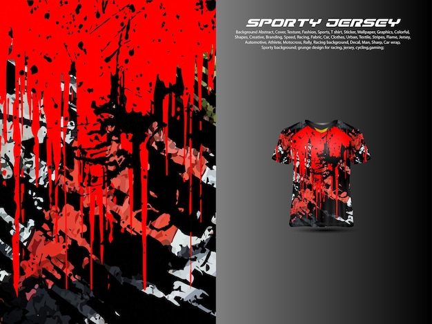 Jersey deportivo extremo grunge 7