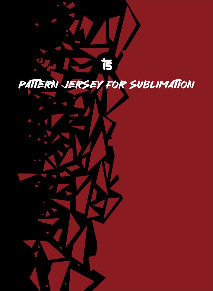 Vector jersey estampado para sublimación