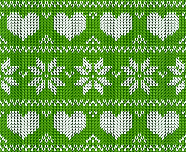 Jersey de estrellas de punto verde en estilo noruego Adorno escandinavo de punto Feliz año nuevo Feliz Navidad